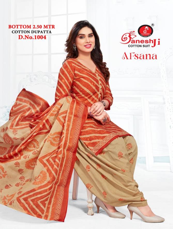 Afsana Vol 1 By Ganeshji Printed Cotton Dress Material catalog